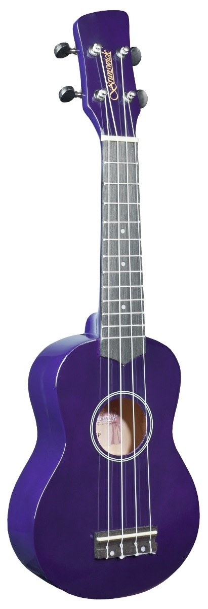 Brunswick Soprano Ukulele Purple Gloss - Aquila Strings - Image 1