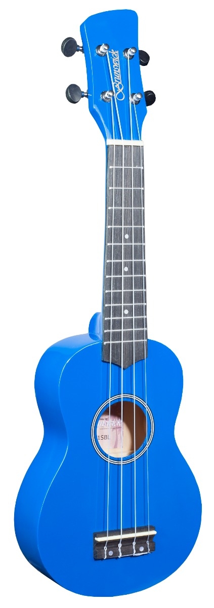 Brunswick Soprano Ukulele Blue Gloss - Aquila Strings - Image 1