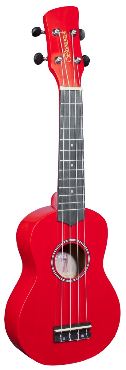 Brunswick Soprano Ukulele Red Gloss - Aquila Strings - Image 1