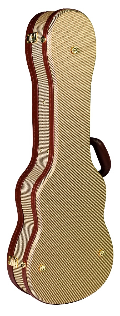 TGI Baritone Ukulele Tweed Wooden Case - Image 2