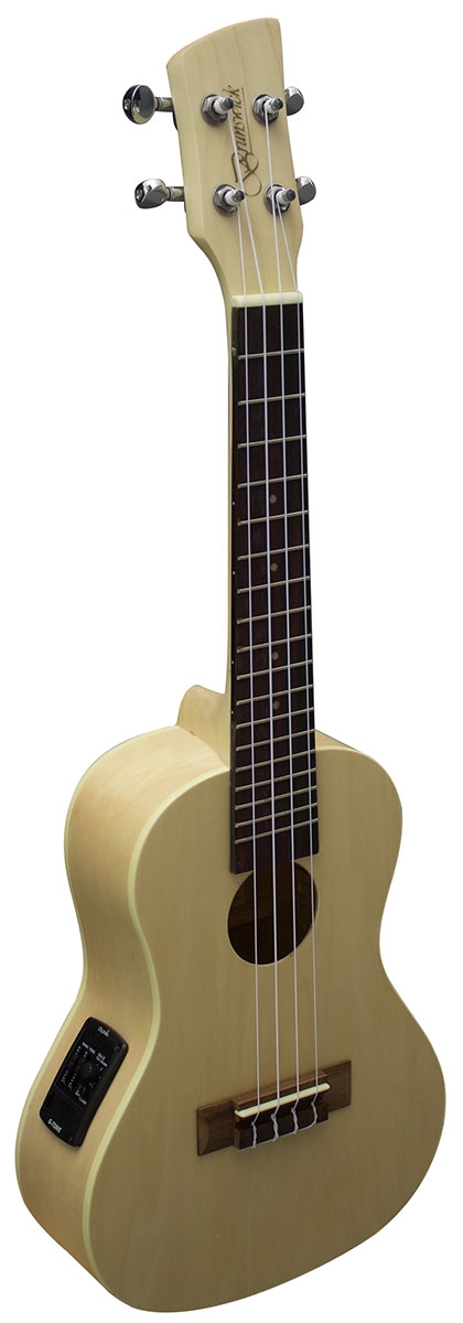 Brunswick Concert Ukulele Electro. Maple Finish - Image 1