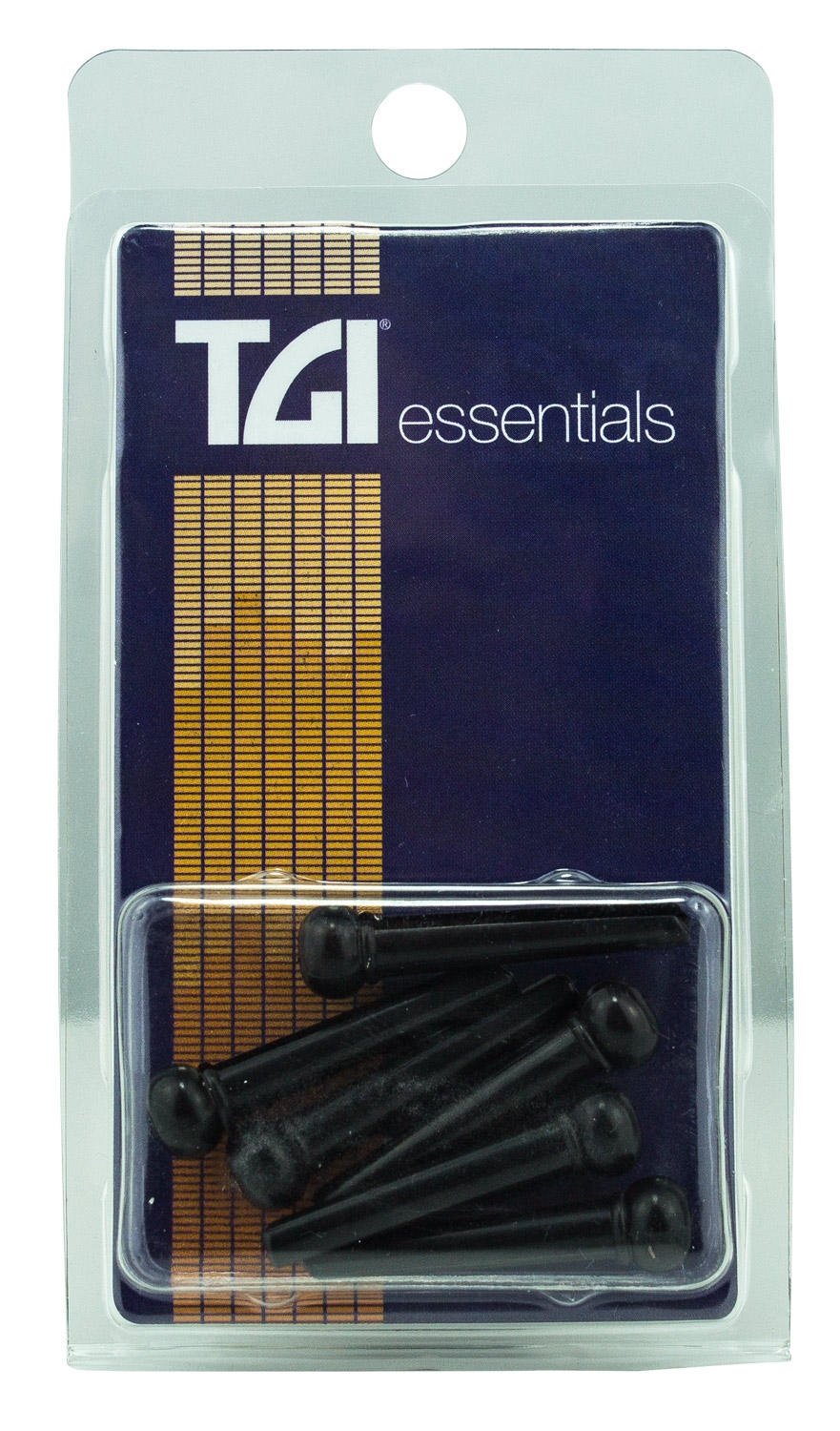 TGI Bridge Pins - Plastic Black with Dot - Image 1