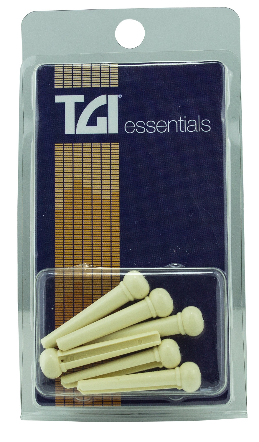 TGI Bridge Pins - Plastic Cream, with Dot - Image 1