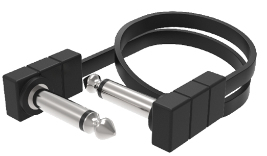 TGI Flat Patch Cable - 0.15m 0.5ft - Audio Essentials - Image 1