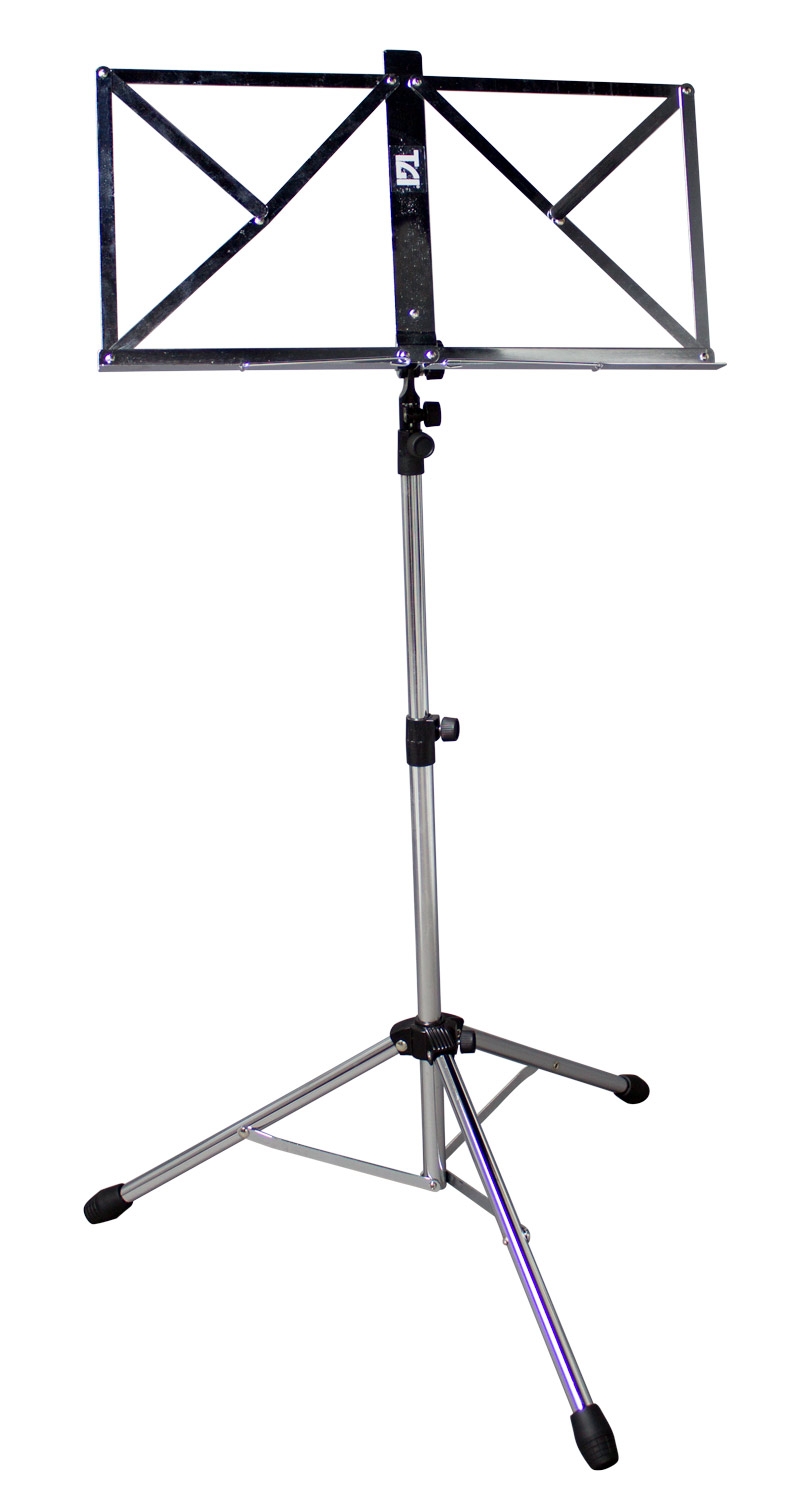 TGI Music Stand in Bag. Chrome - Image 1
