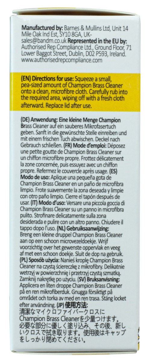 Champion Brass Cleaner - 50ml Bottle - Image 6