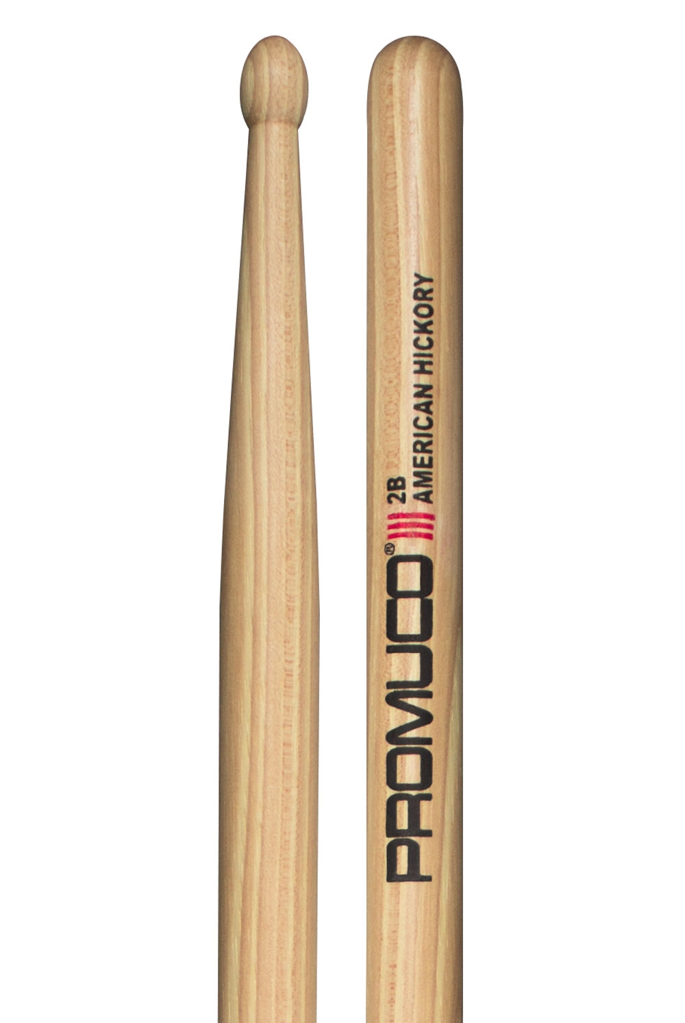 Promuco Drumsticks - Hickory 2B - Image 1