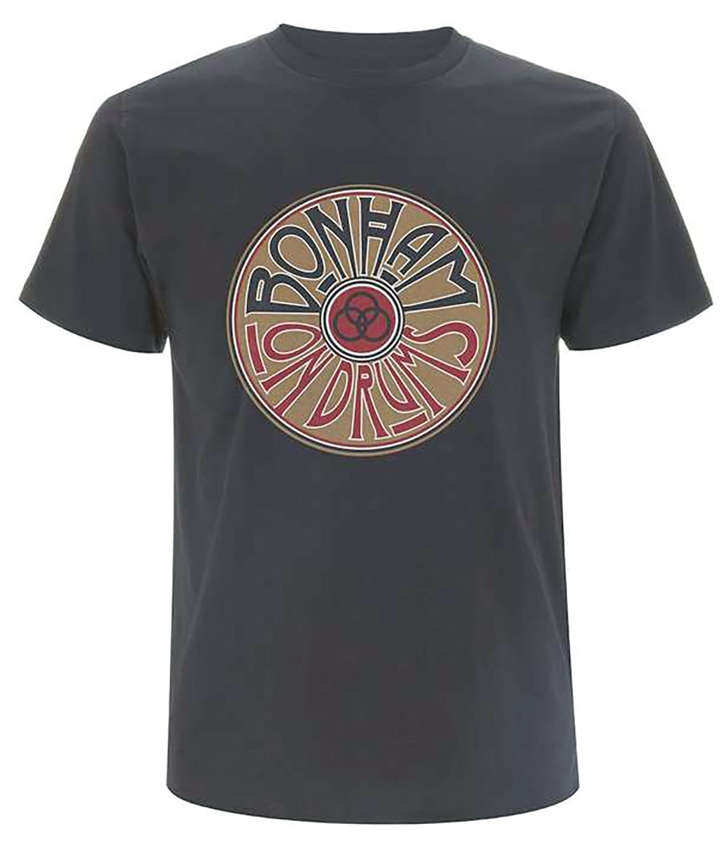 John Bonham T-Shirt Medium - On Drums - Image 1