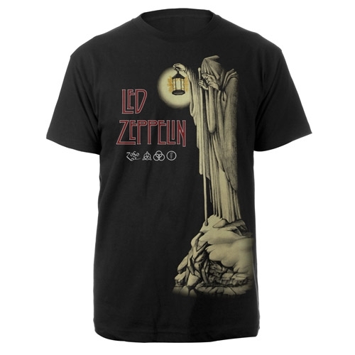 Led Zeppelin T-Shirt Small - Hermit Black - Image 1