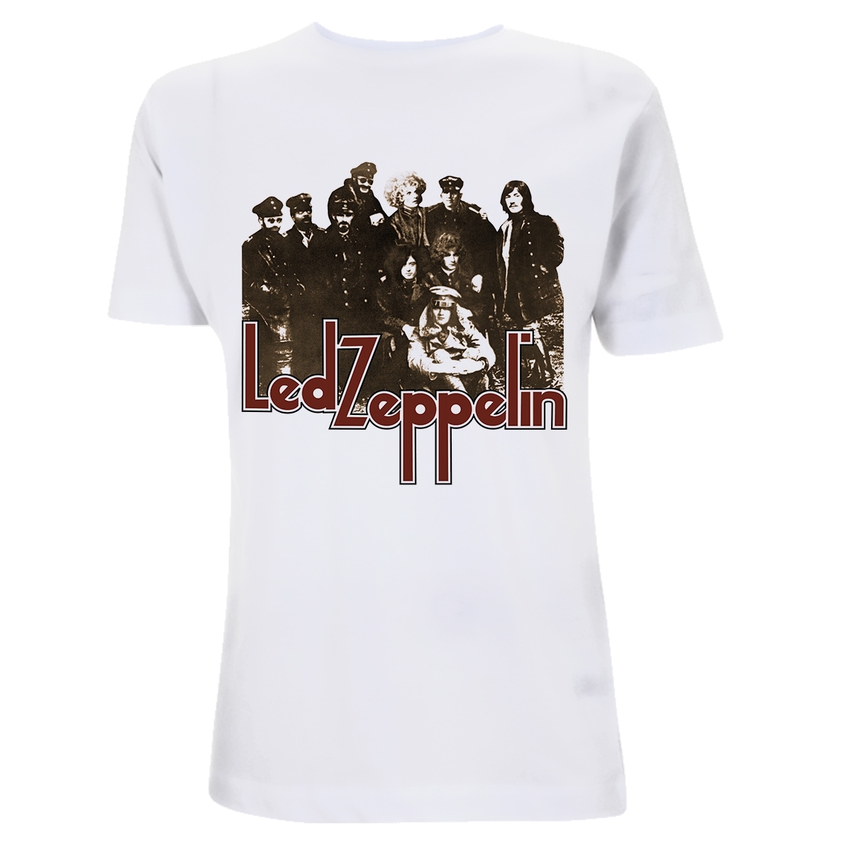 Led Zeppelin T-Shirt Medium - LZ II Photo White - Image 1