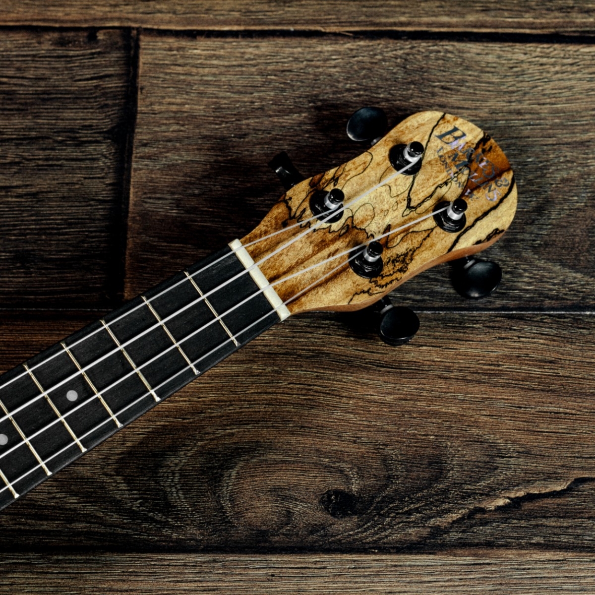 Barnes & Mullins Soprano Ukulele - Spalt Maple - Image 5