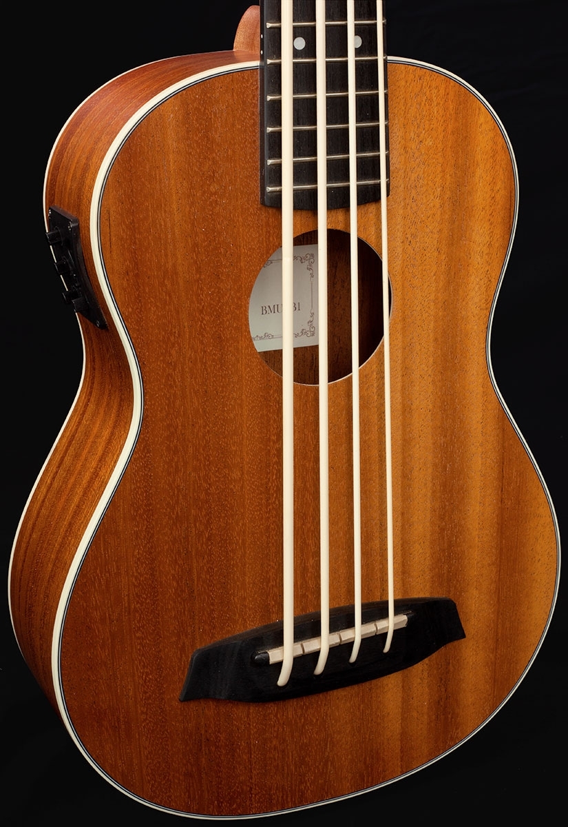 Barnes & Mullins Bass Ukulele - Mahogany - Image 3