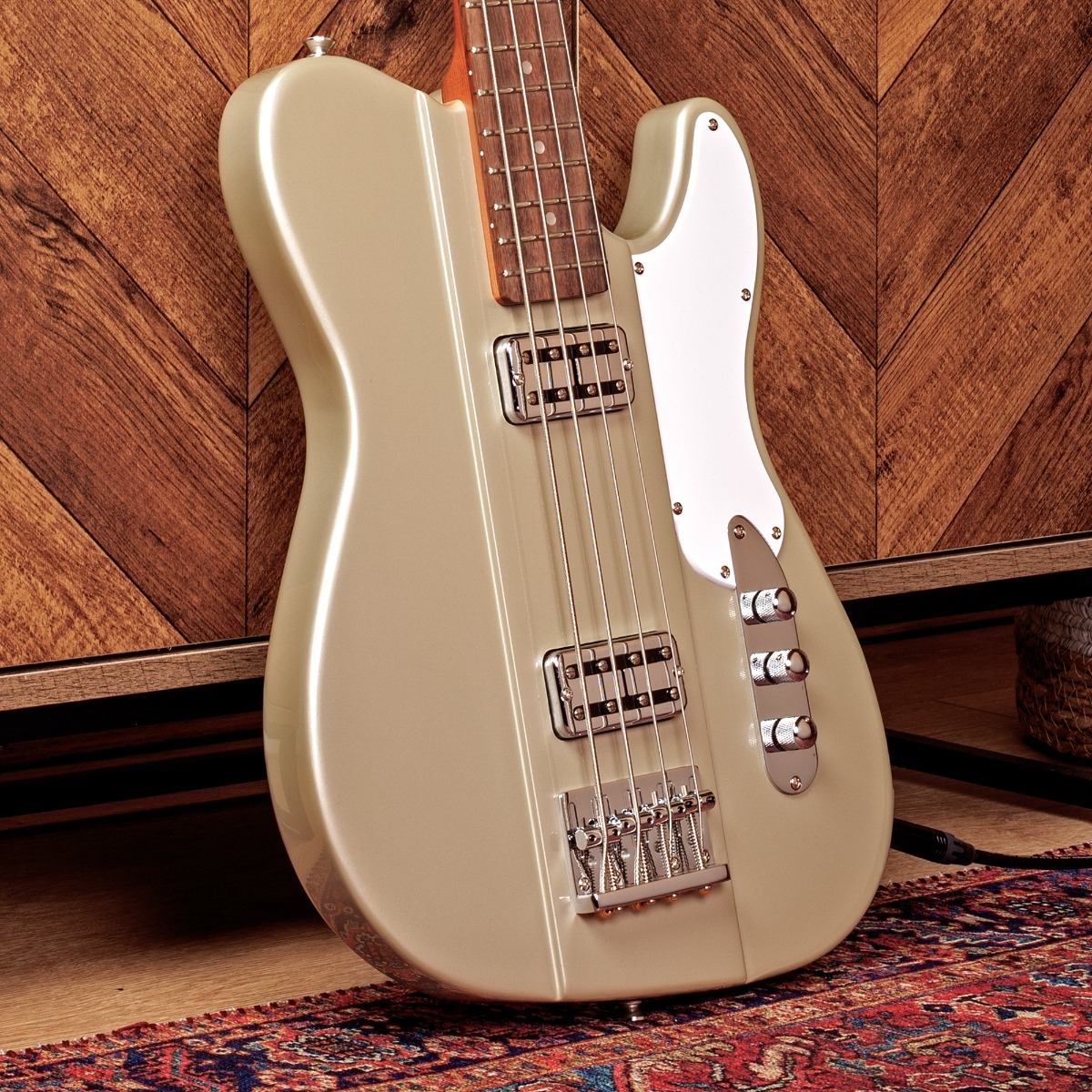 Shergold Telstar Standard Bass SBT14 Champagne Gold Gloss - Image 6