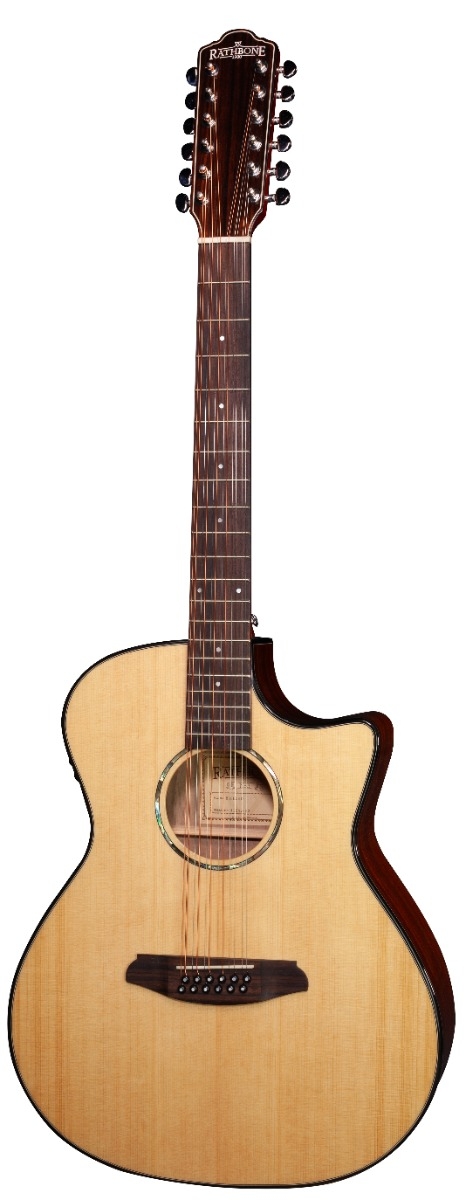 Rathbone No.3 - Englemann Spruce/Bocote E/Cut 12 String - Image 1
