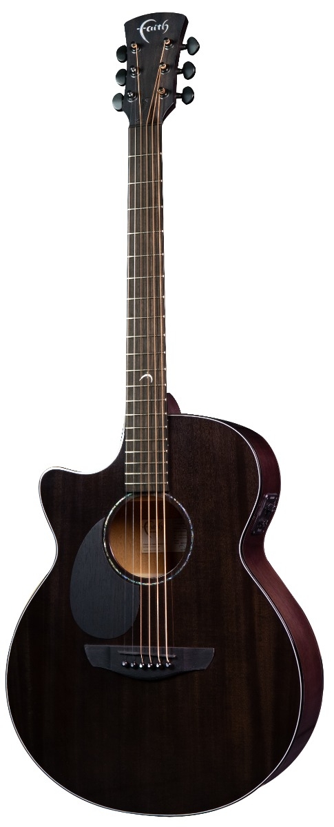 Faith Nexus Venus Cutaway Electro Thru-Black - Left Handed - Image 1