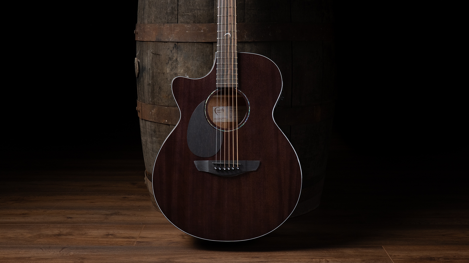 Faith Nexus Venus Cutaway Electro Thru-Black - Left Handed - Image 6