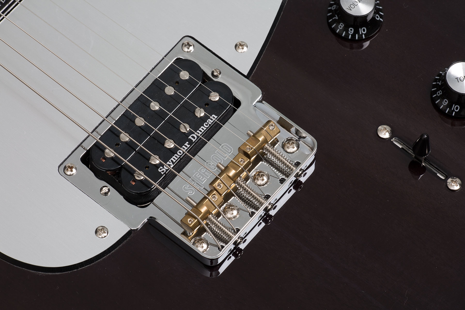 Shergold Masquerader Classic SM01 Thru-Black - Image 3