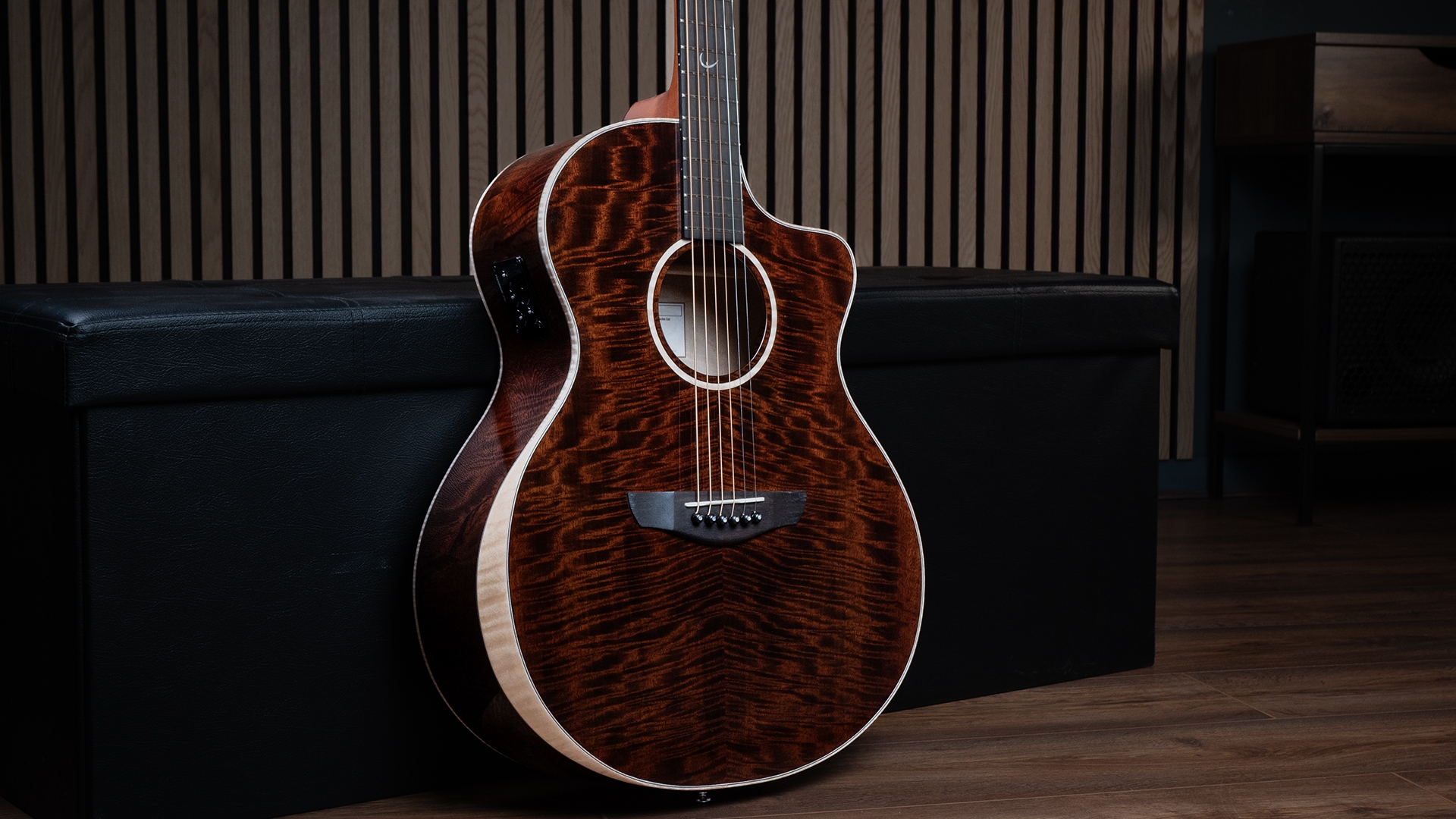 Faith Neptune FX Dark Natural Gold Cutaway Electro - Image 8