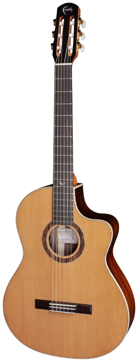 Faith HiGloss 3 Lyra Nylon String Cut/Electro - 3-Piece Rosewood - Image 1