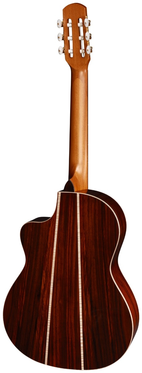 Faith HiGloss 3 Lyra Nylon String Cut/Electro - 3-Piece Rosewood - Image 2