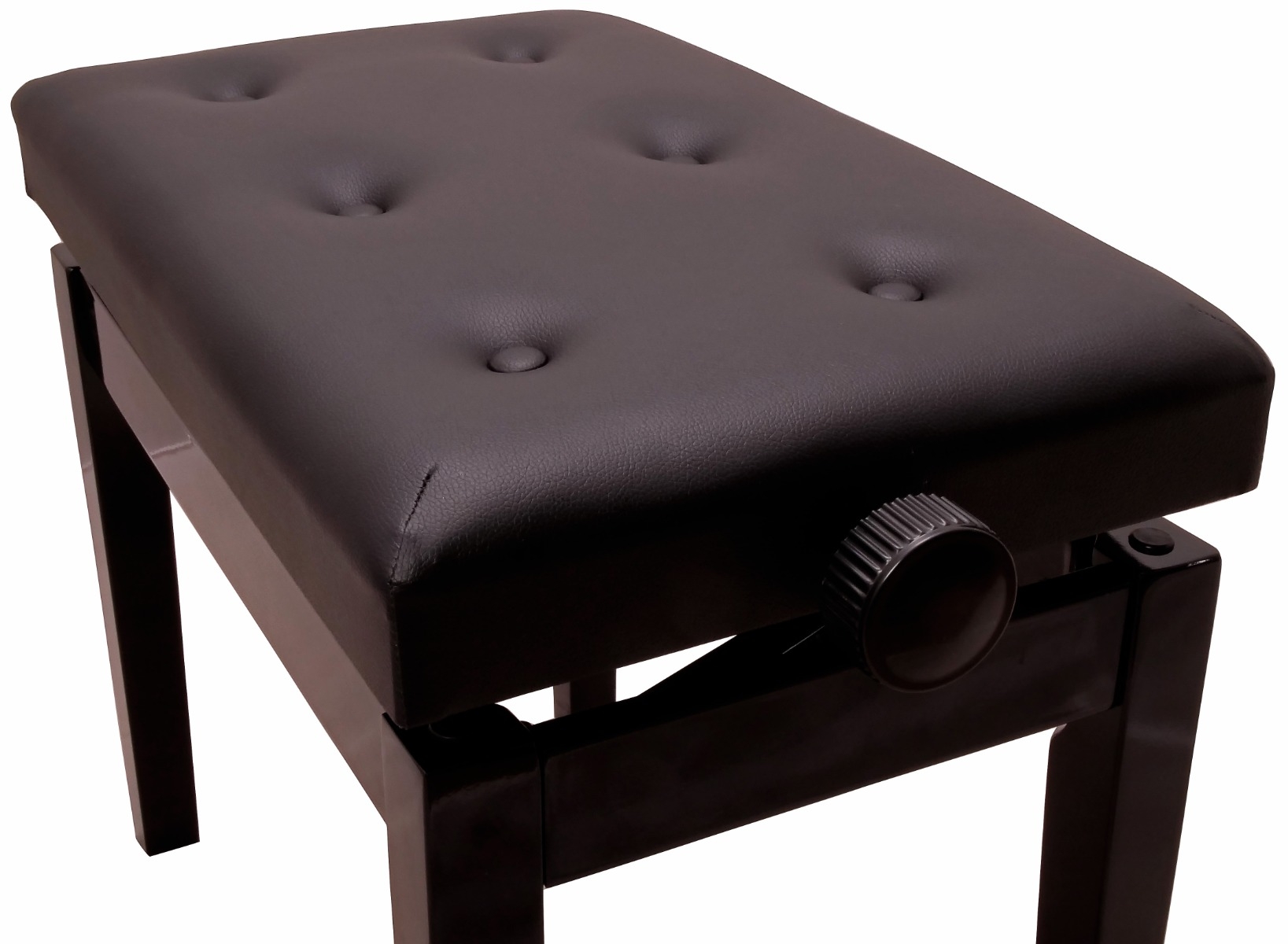 Montford Piano Bench Adjustable Height - Black - Image 3