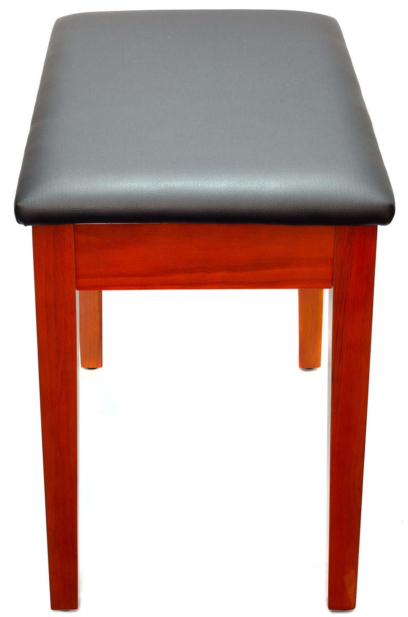 Montford Storage Piano Stool - Gloss Teak Finish - Image 3
