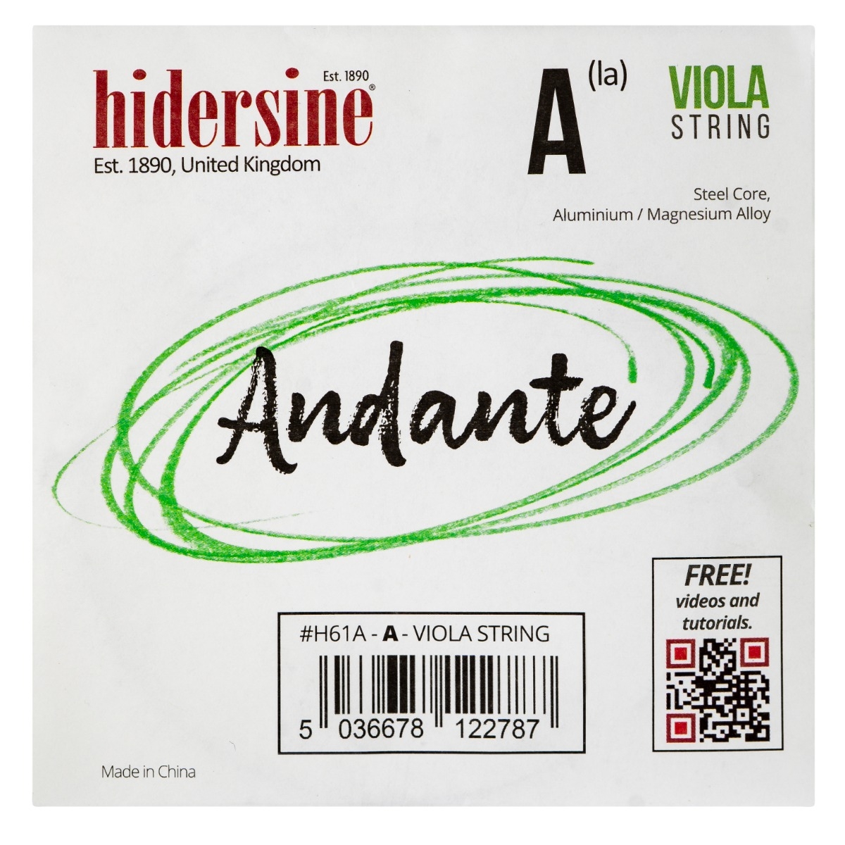 Hidersine Andante Viola A String 16" - 15" - Image 1