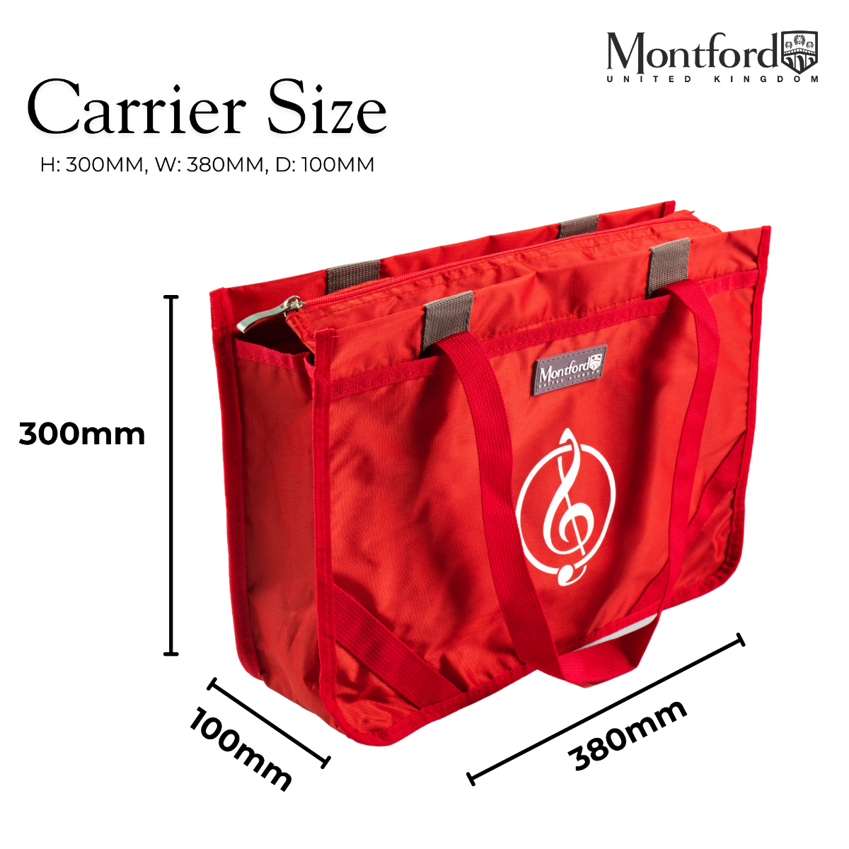 Montford Music Carrier Premium XL Red - Image 4