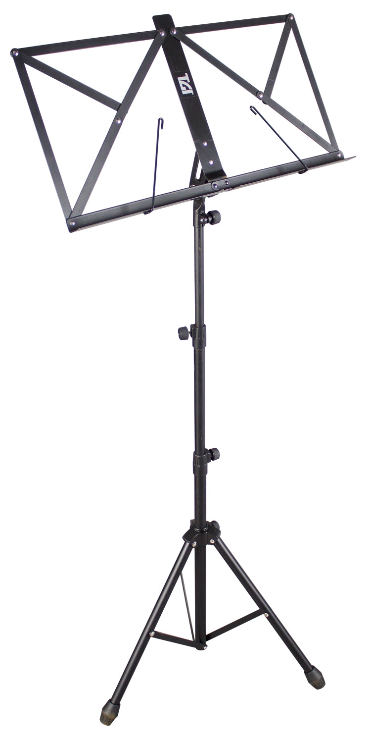 TGI Music Stand in Bag. Black - Image 1