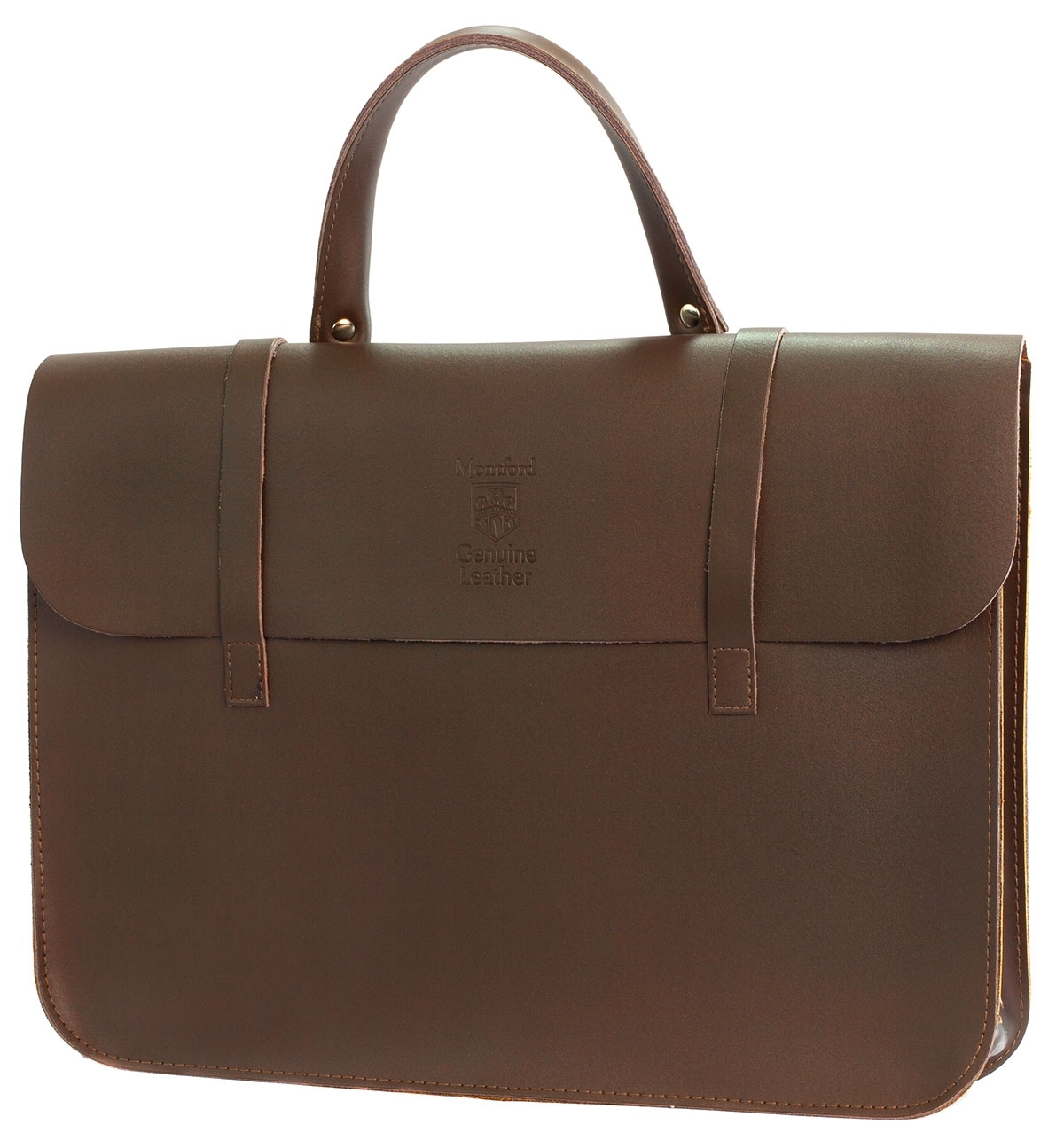 Montford Leather Music Case - Brown - Image 1