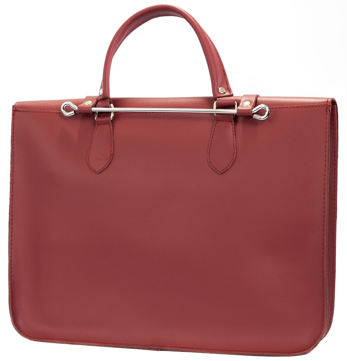 Montford Leather Music Case - Wine Red - Image 2