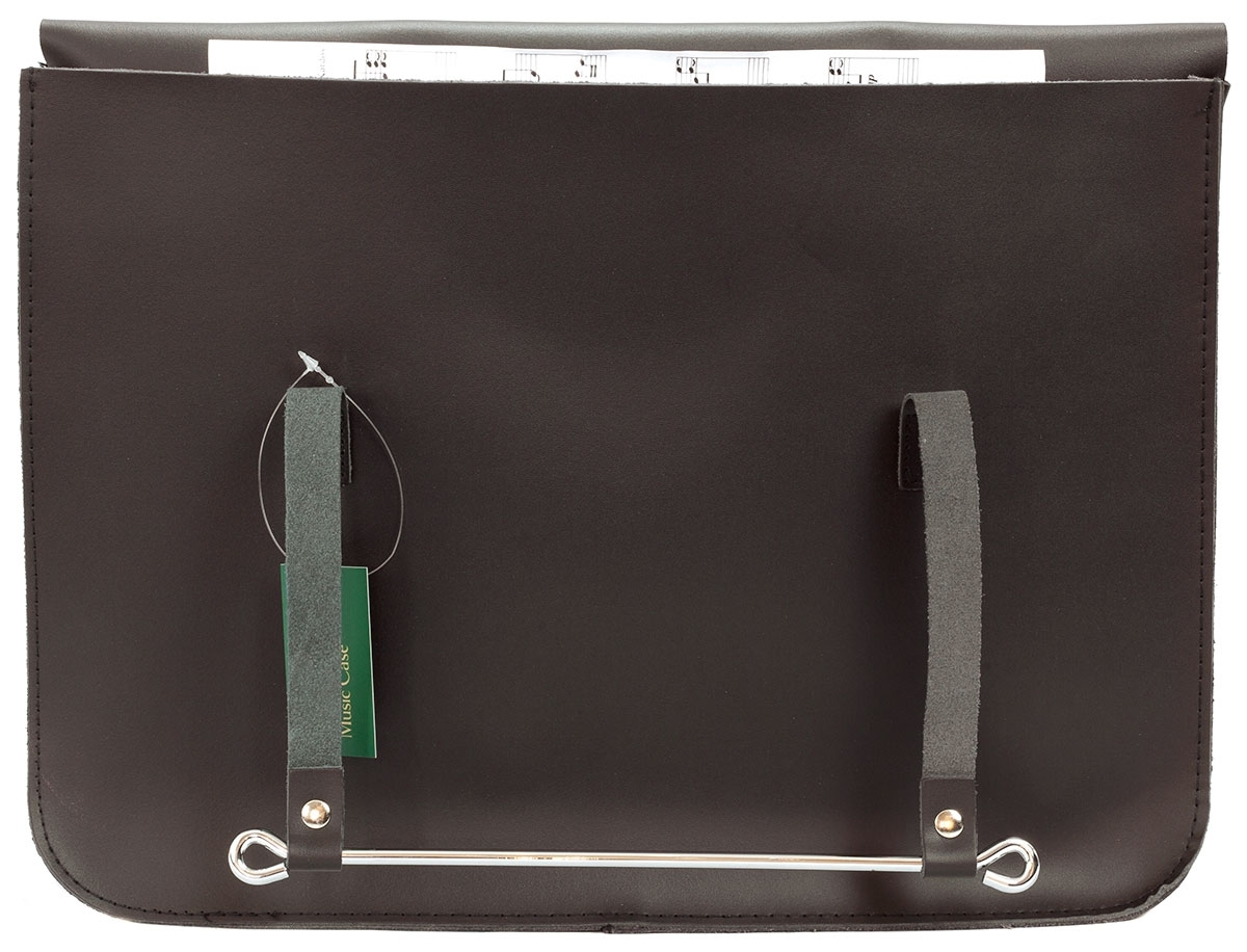 Montford Leather Music Case - Black - Image 4