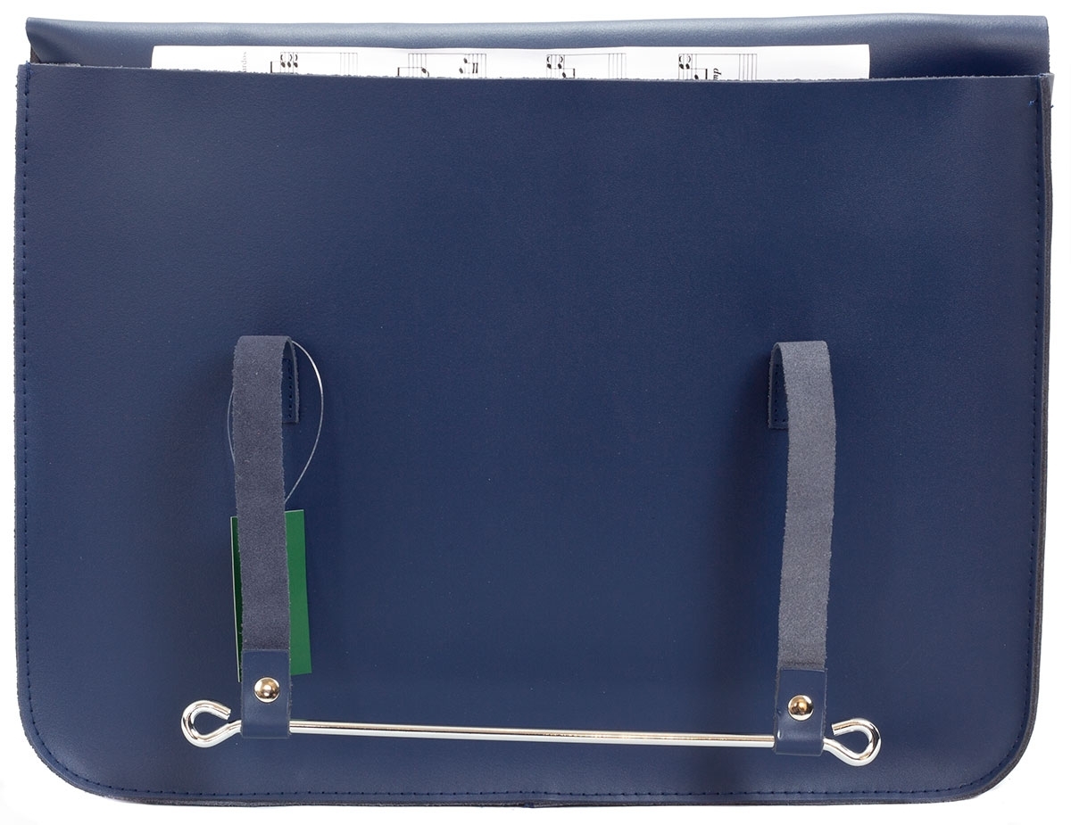 Montford Leather Music Case - Navy - Image 4