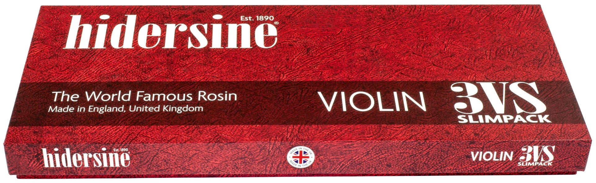 Hidersine Violin Rosin Clear Slim Pack - Box of 10 - Image 2