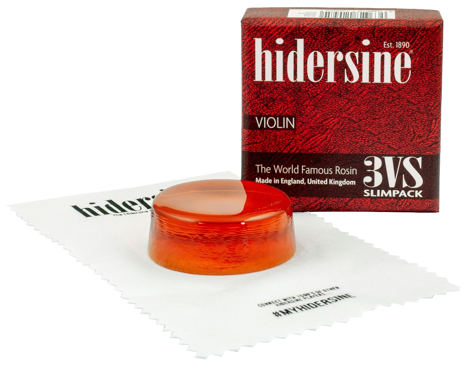 Hidersine Violin Rosin Clear Slim Pack - Box of 10 - Image 5