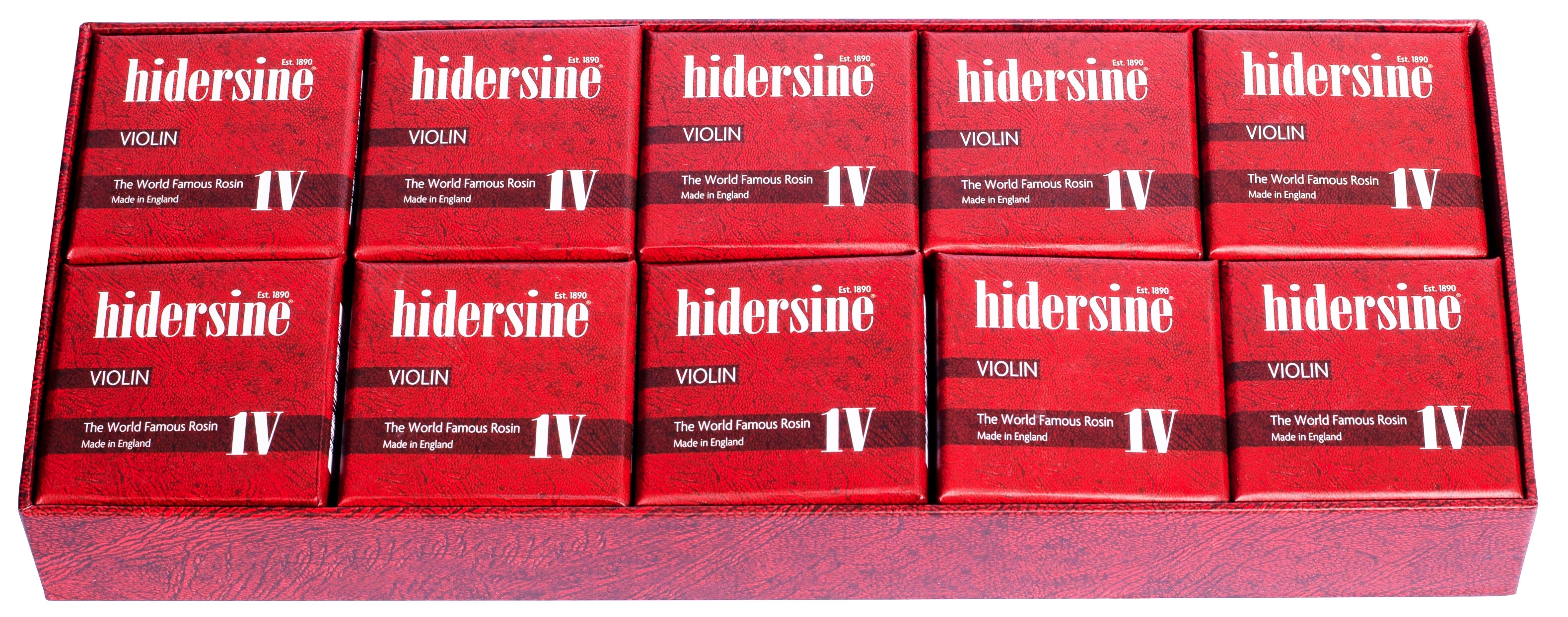 Hidersine Violin Rosin Clear Large - BOX OF 10 - Image 3