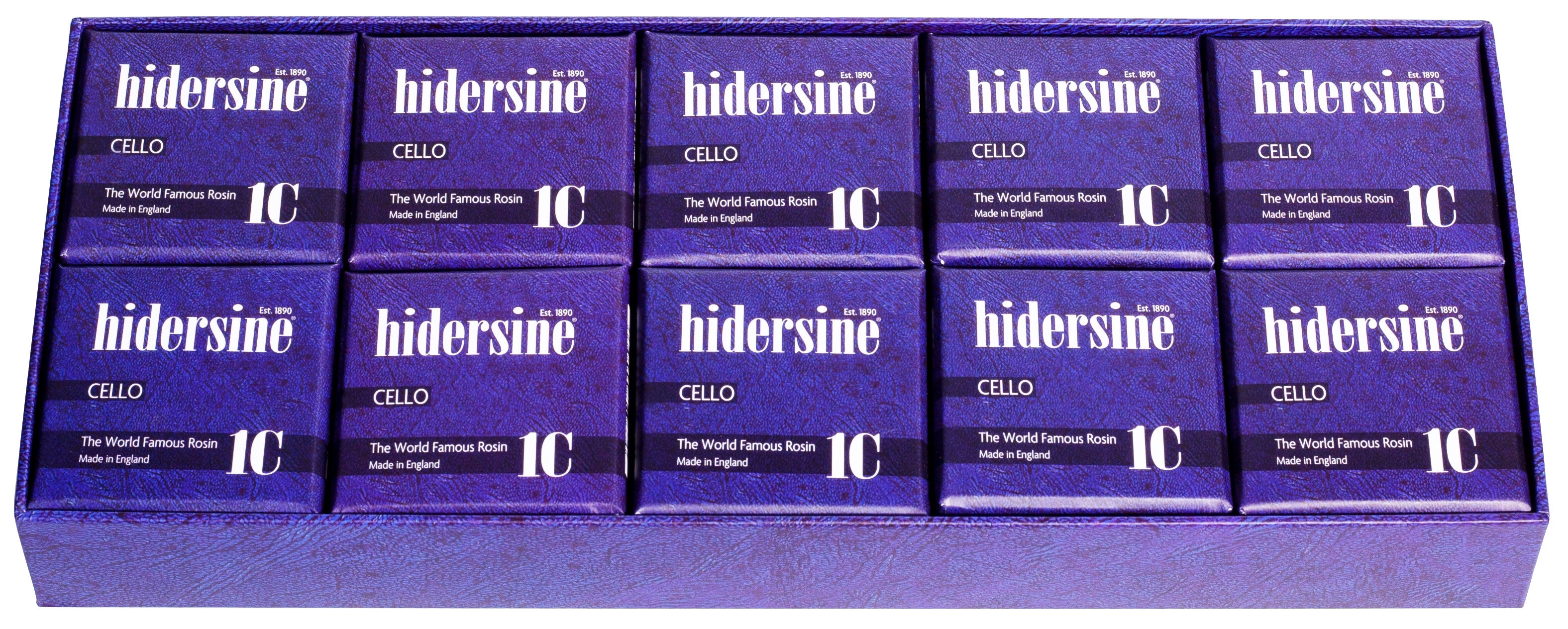 Hidersine Rosin Cello Clear Large - Box of 10 - Image 3