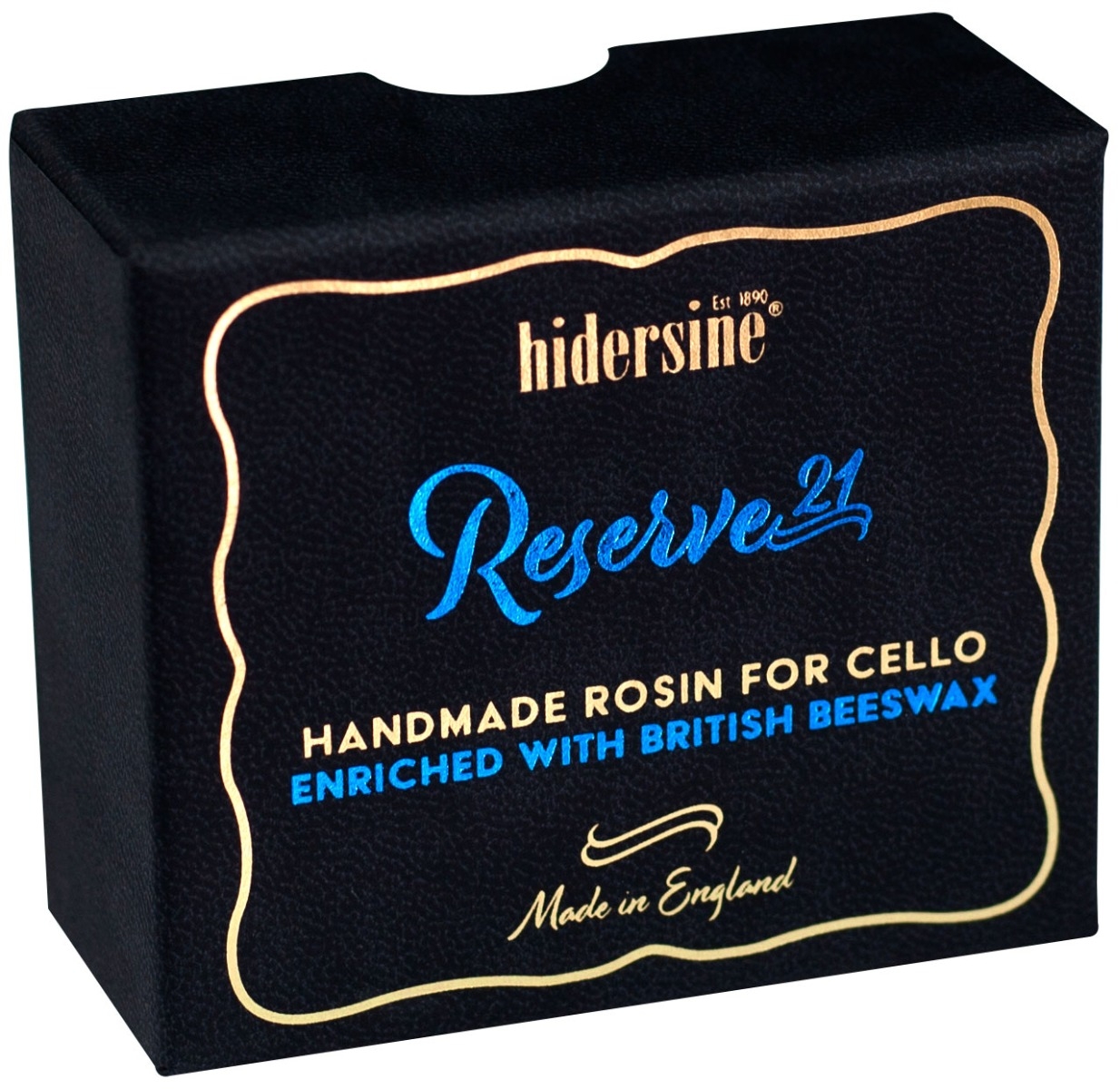 Hidersine Reserve21 Dark Cello Rosin with British Beeswax - BOX OF 8 - Image 1