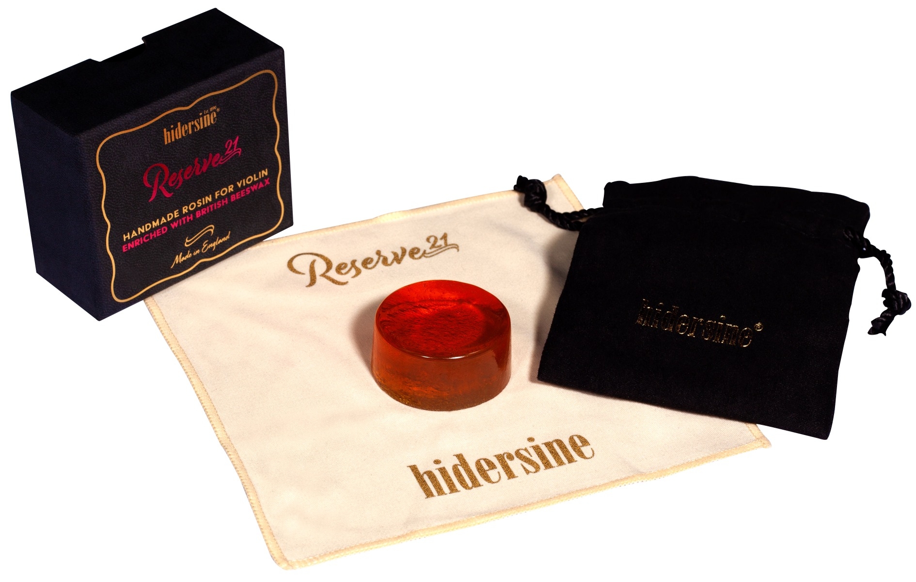 Hidersine Reserve21 Light Violin Rosin with British Beeswax - BOX OF 8 - Image 3