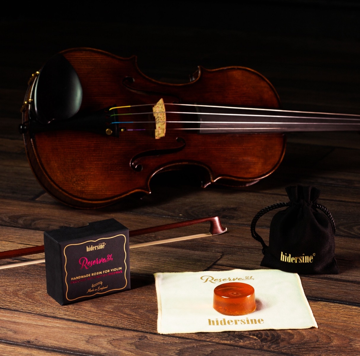 Hidersine Reserve21 Light Violin Rosin with British Beeswax - BOX OF 8 - Image 7
