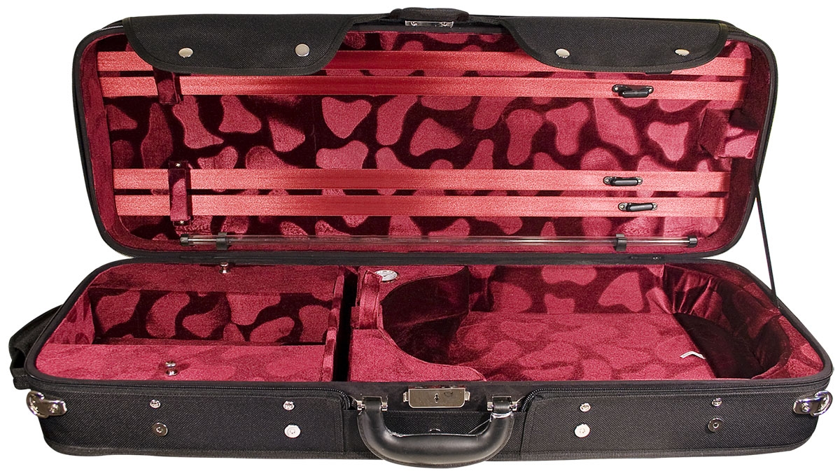 Hidersine Luxury Viola Case Oblong - Adjustable 15-16.5" - Image 1