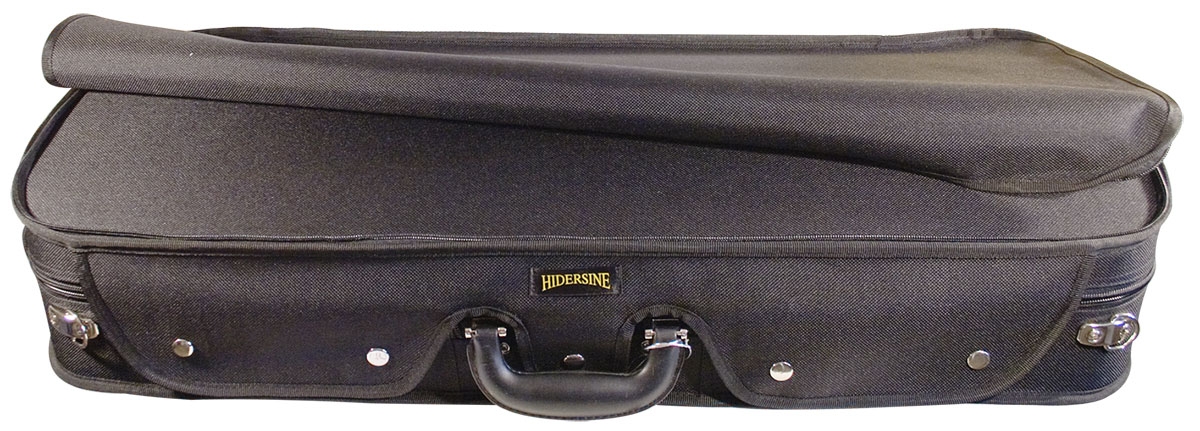Hidersine Violin-Viola Double Case - Wooden Arched Top - 4/4 - 16.5" - Image 2