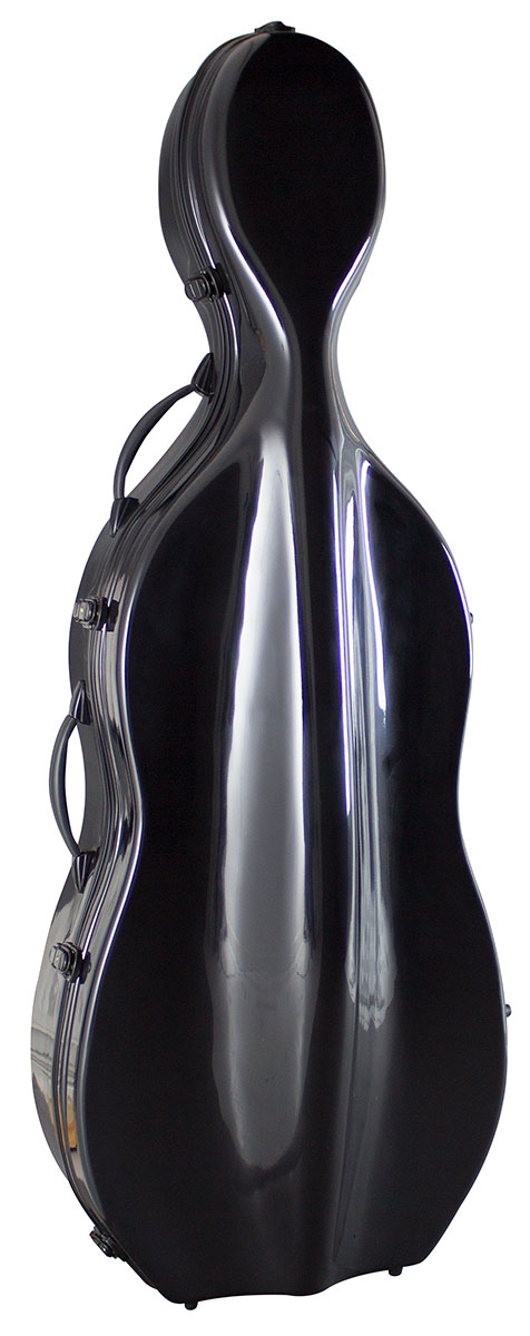Hidersine Cello Case Fibreglass Black - Image 1