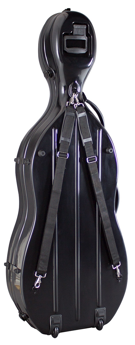 Hidersine Cello Case Fibreglass Black - Image 2