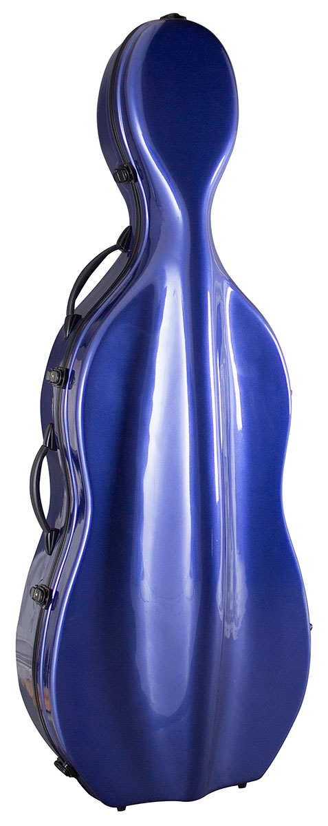 Hidersine Cello Case Fibreglass Blue - Image 1