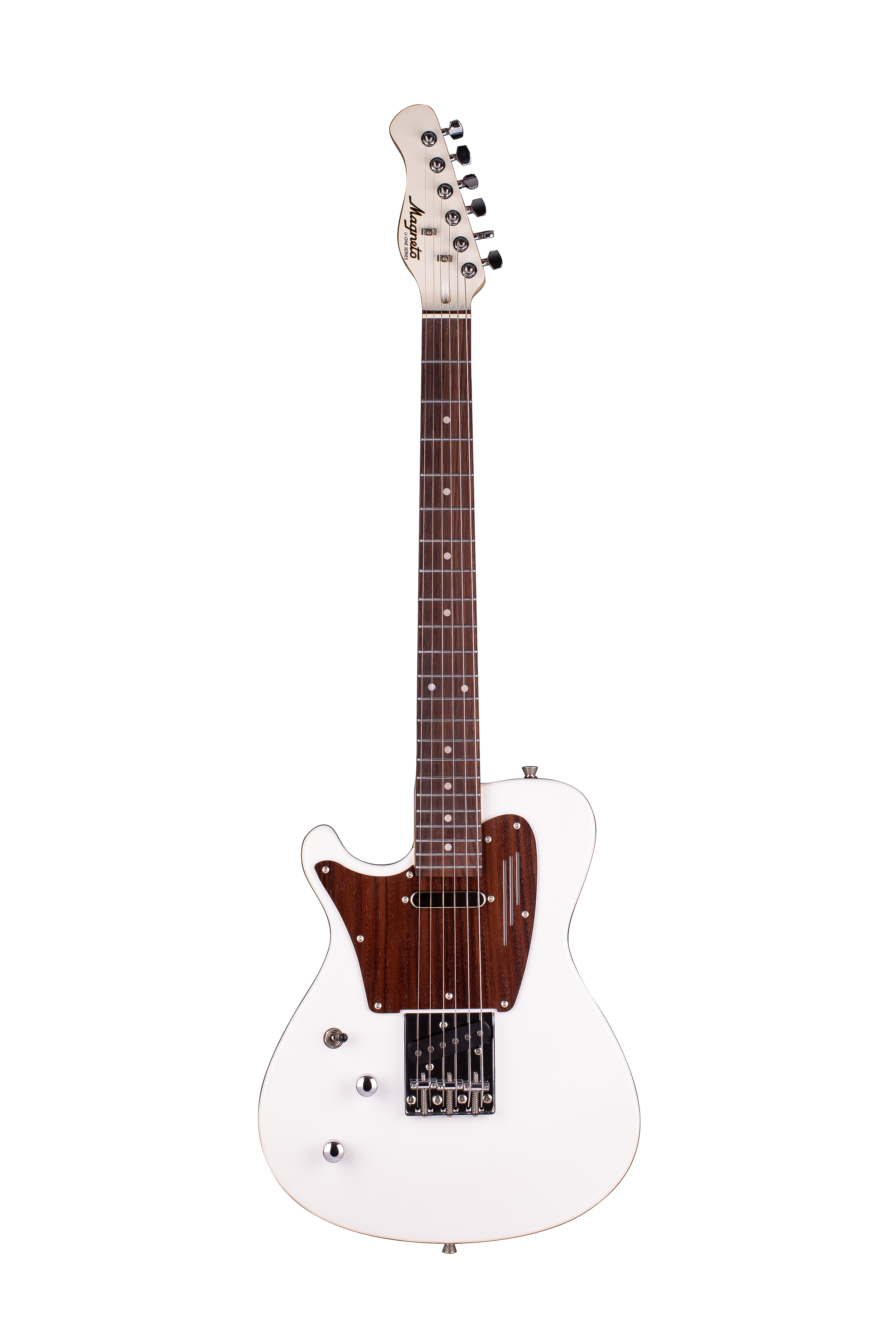 Magneto U-One U-Wave Classic LH Metallic Pearl White with Gig Bag - Image 2