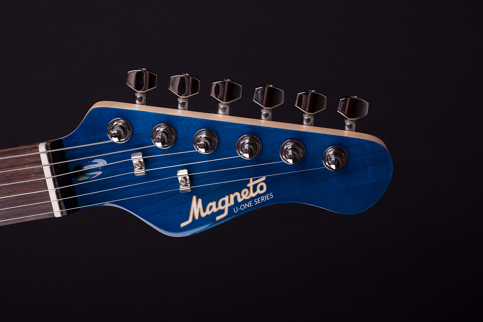 Magneto U-One Sonnet Modern See Thru Blue Quilt with Gig Bag - Image 6