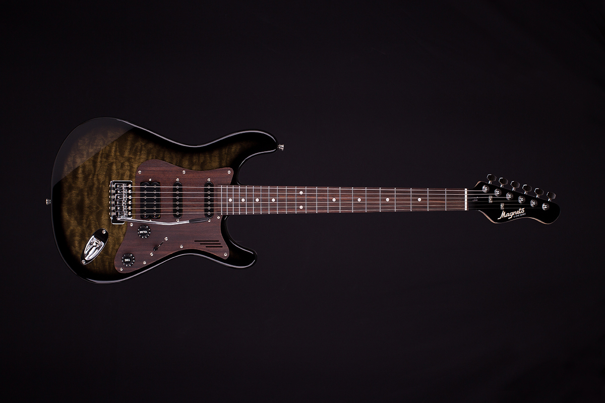 Magneto U-One Sonnet Modern See Thru Black Quilt with Gig Bag - Image 2