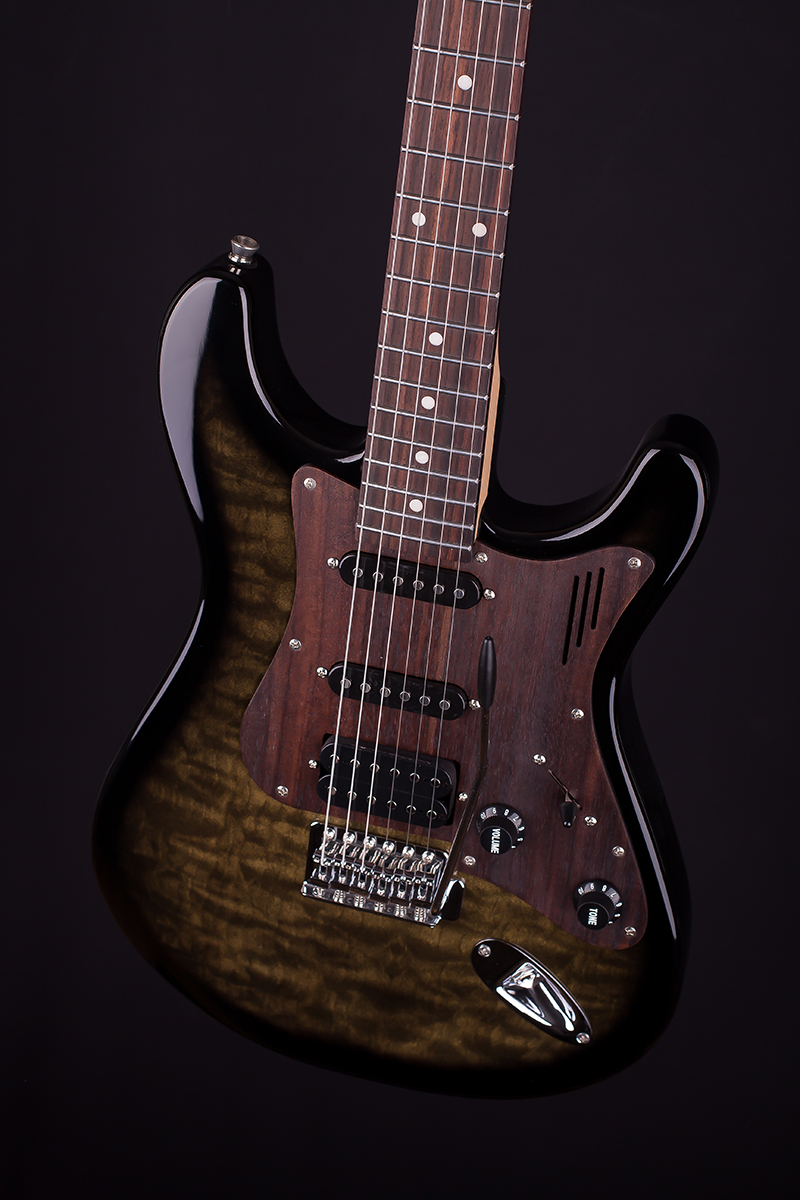 Magneto U-One Sonnet Modern See Thru Black Quilt with Gig Bag - Image 5