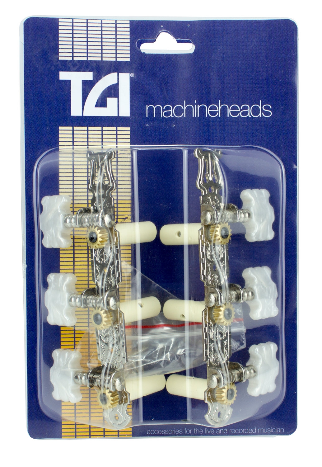 TGI Machineheads. Classical 3 in a Line. Lyra Style. Nickel - Image 1